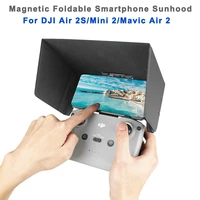 magnetic folding sunshade remote control mobile phone sun hood visor for dji mini 2 mavic 3 dji air 2s drone accessories