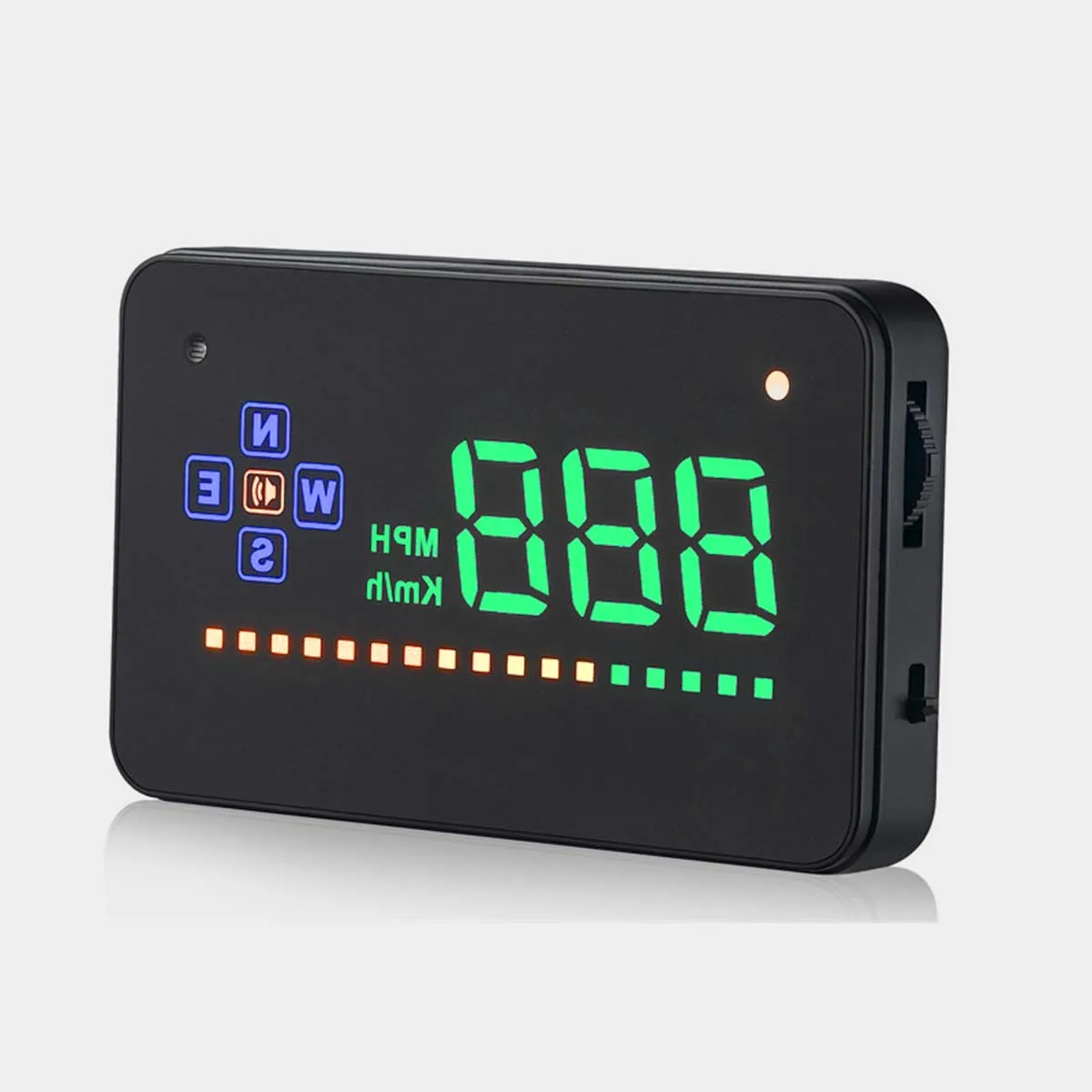 Универсальный Автомобильный дисплей HUD спидометр миль/км/ч превышение скорости