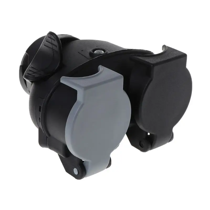 

13 Pin Plug to 12N / 12S 7 pin Sockets Caravan Towing Conversion Trailer Wiring Connector 12V