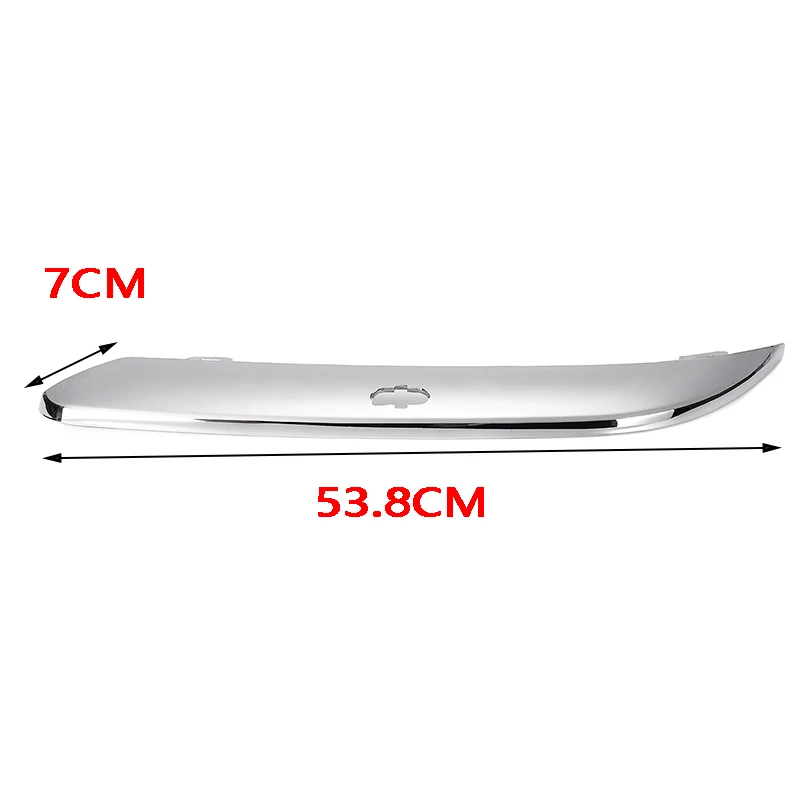 

Car ABS Chromium Front Bumper Light Cover Bumper Trim Protector Strip Moulding with Holes for CHRYSLER 300C 2005-2011
