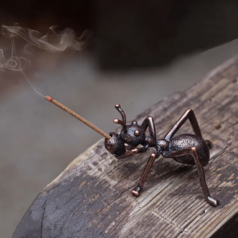 1 шт. мини-курильница из сплава в форме муравьев курильница маленькая подставка