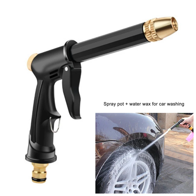 

Portable High-pressure Water Gun For Cleaning Car Wash Machine Garden Watering Hose Nozzle Sprinkler Foam Water Gun Strong Power