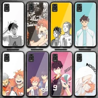 volleyball anime haikyuu phone case for redmi 4x 5 5plus 6 6a note 4 5 6 6pro 7 xiaomi 6 8se mix2s note 3 tempered glass