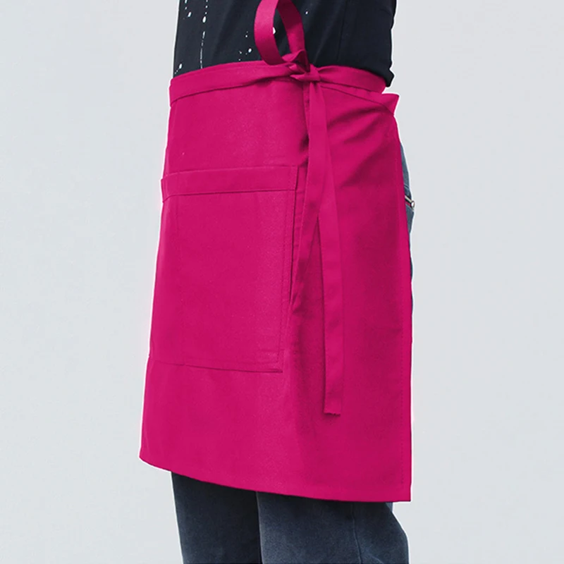 

Waist Apron with Pocket Catering Waiter Bar Household Keep Clothes Clean Apron XRQ88