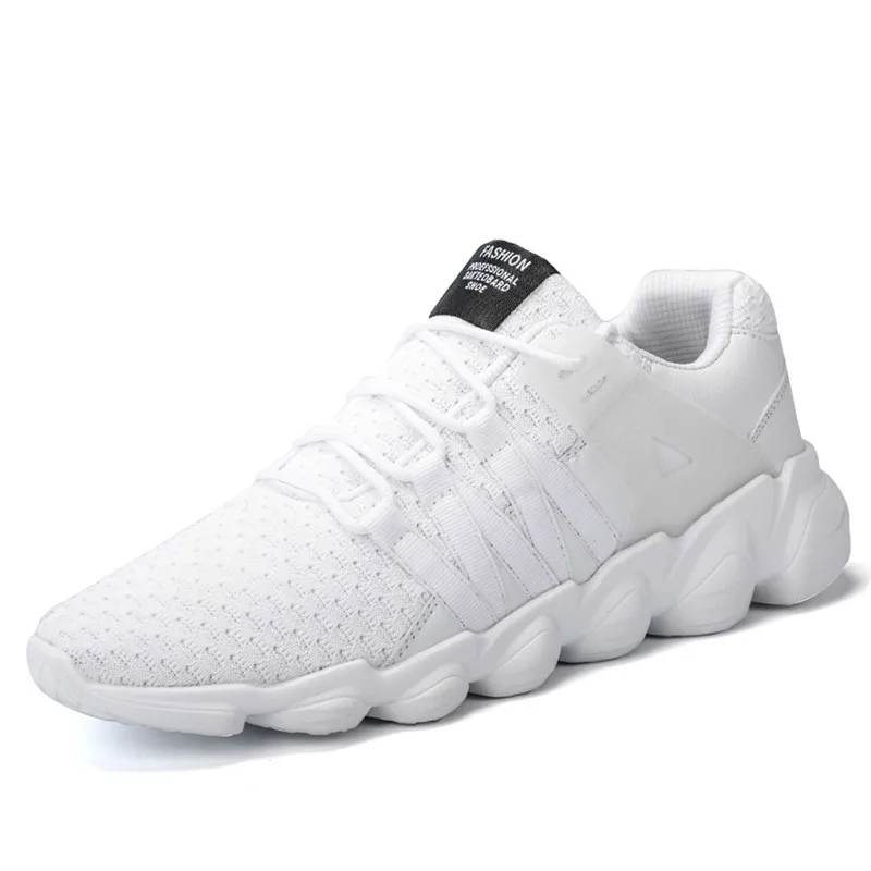 2019 модные спортивные кроссовки для молодых мужчин Цвет черный белый серый