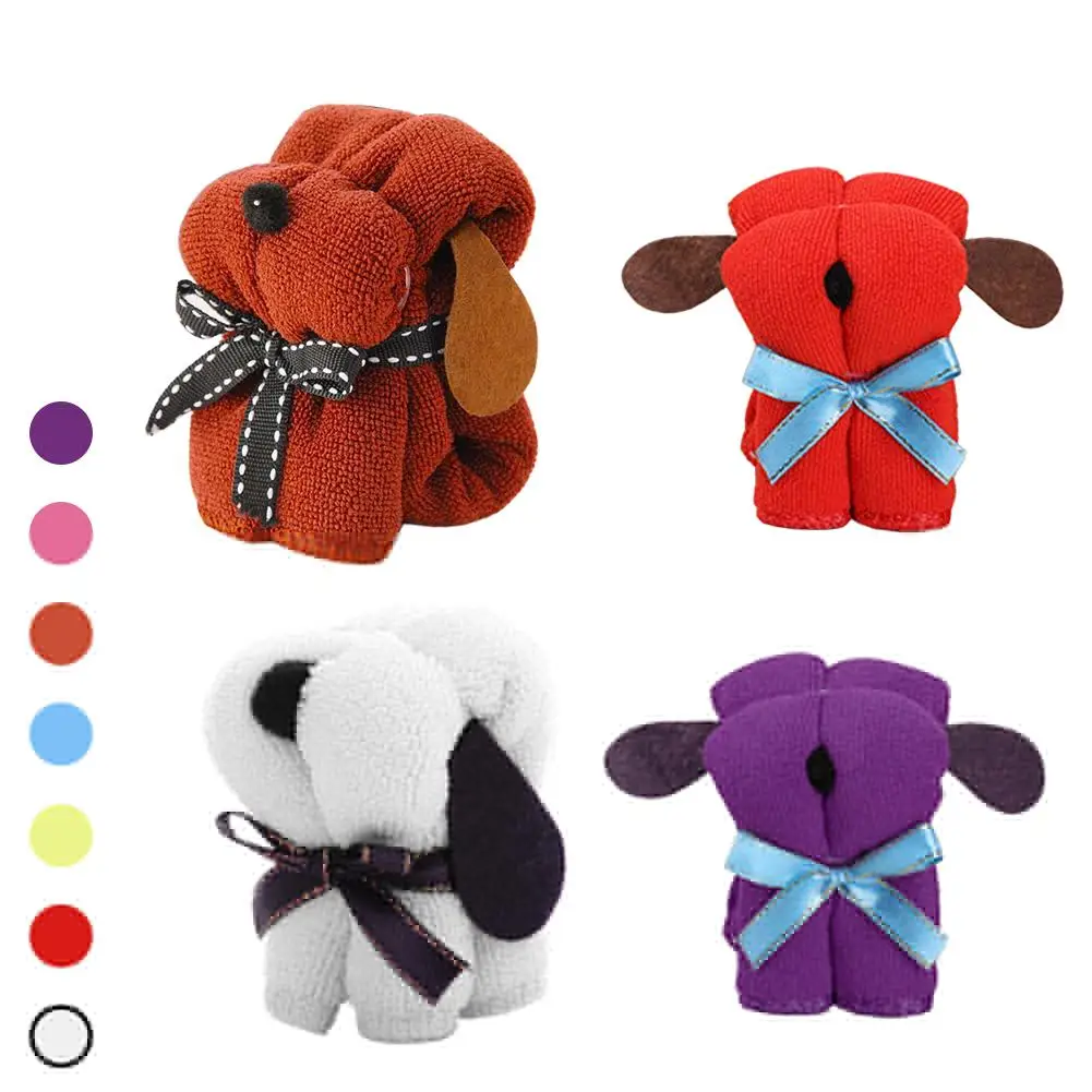 Квадратное полотенце в форме собачьего торта хлопковая мочалка свадебный