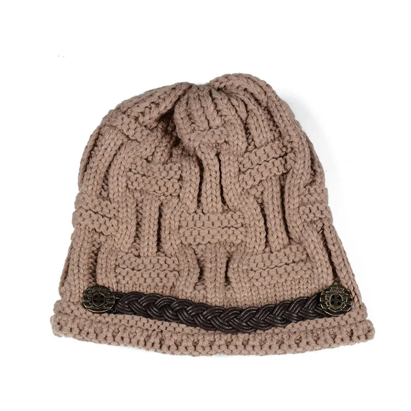 

Newest Women Knitted Hat Round Top Soft Keep Warm Ears Protection Female Hat for Winter