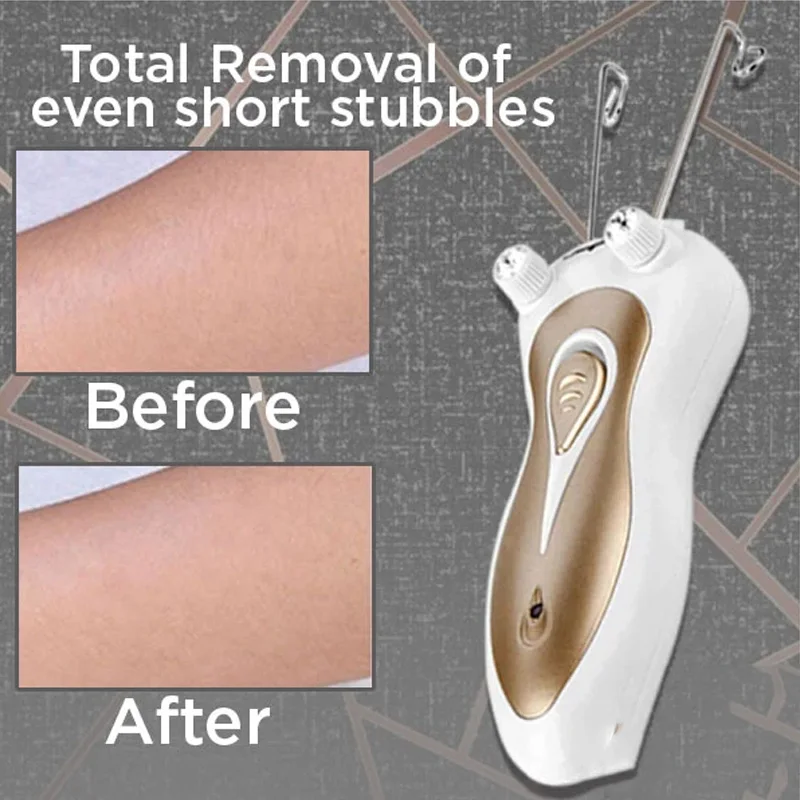 

Electric Women Epilator Men Body Face Leg Neck Facial Hair Remover for Lady with Cotton Thread Makeup Cosmetic Tool