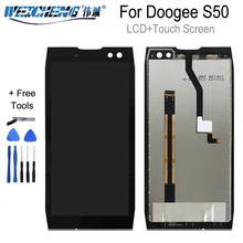WEICHENG For Doogee S50 LCD Display and Touch Screen Assembly Repair Parts With Tools And Adhesive For Doogee S50 Mobile Phone