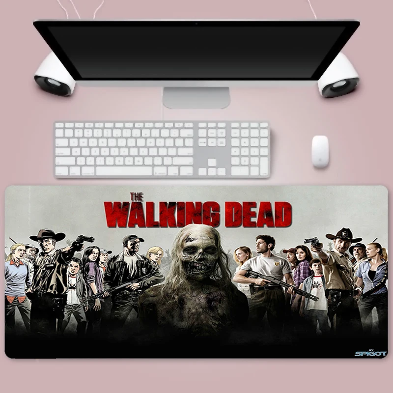 

Walking corpse Mouse Pad 90x40cm Anime XXL Gaming Padmouse Gamer Laptop Keyboard Mouse Mats For Playing Game