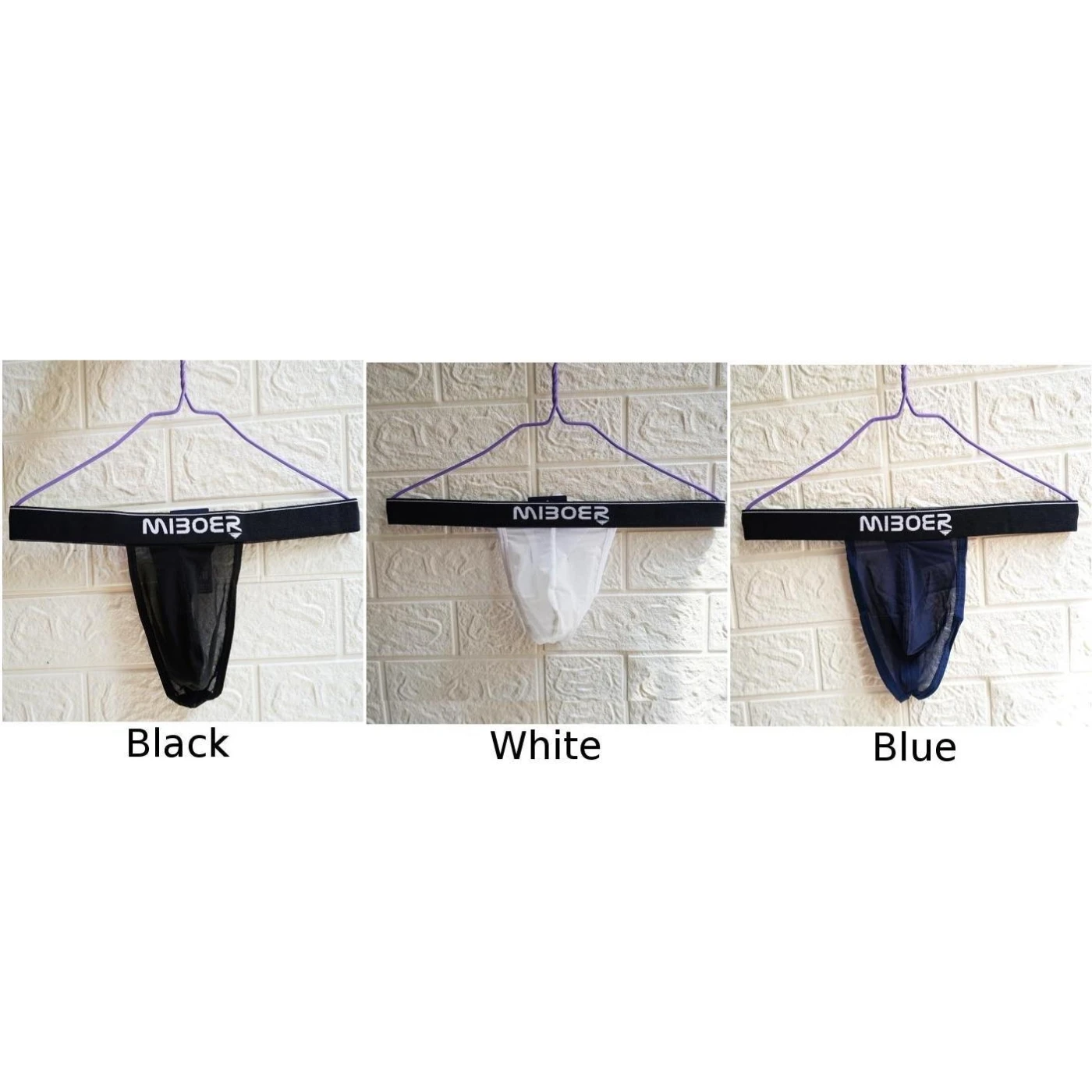 Мужские трусы брифы с низкой талией модные одноцветные плавки прозрачные| |