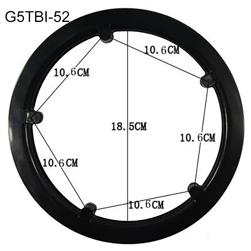 G5TBI-52 MTB дорожный велосипед Звездочка защита шатун для велосипеда защита велосипедная цепь колесо кольцо защитный чехол велосипедные аксессуары - Цвет: G5TBI-52