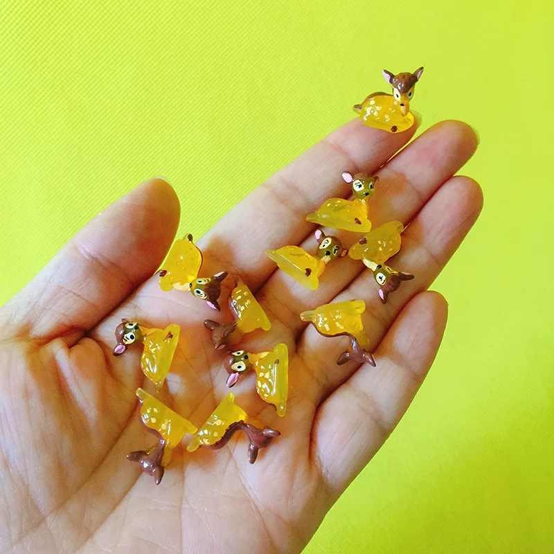 10 шт. оранжевый олененок/миниатюры/Прекрасный милый/Сказочный Садовый