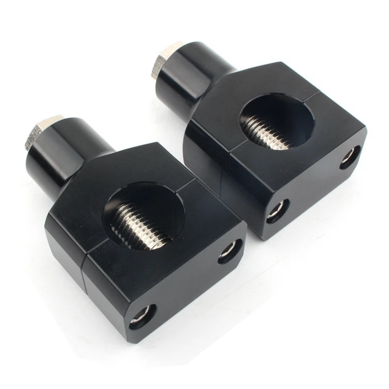 

1 Pair 22mm Universal Motorcycle Handle Bar Mount Risers Clamp Motorcycle Accessories Column Refitting Heightening Clamp