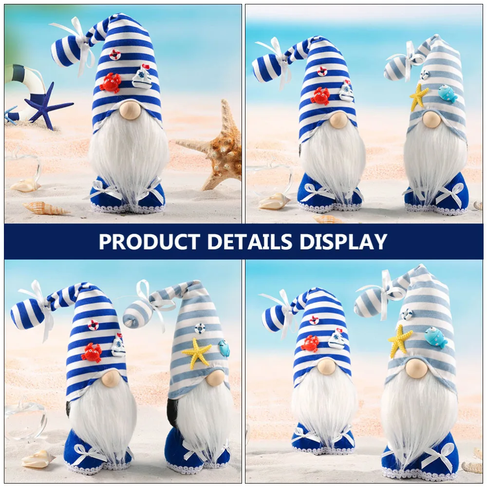 

1Pc Adorable Rudolph Doll Exquisite Beach Gnome Doll Shop Window Ornament