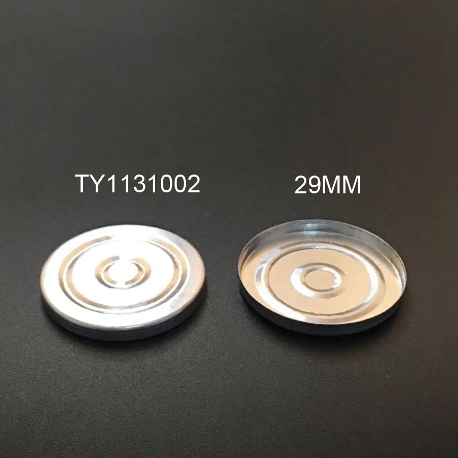 100 шт./лот 29 мм круглая алюминиевая прессованная сковорода для теней век или румян