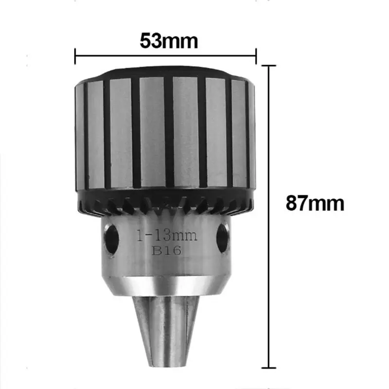 

1-13mm 1/2" Mini Lathe Bench Drill Chuck B16 Heavy Duty Key Drill Chuck MT2 Shaft for Drill Presses Lathes Spindle