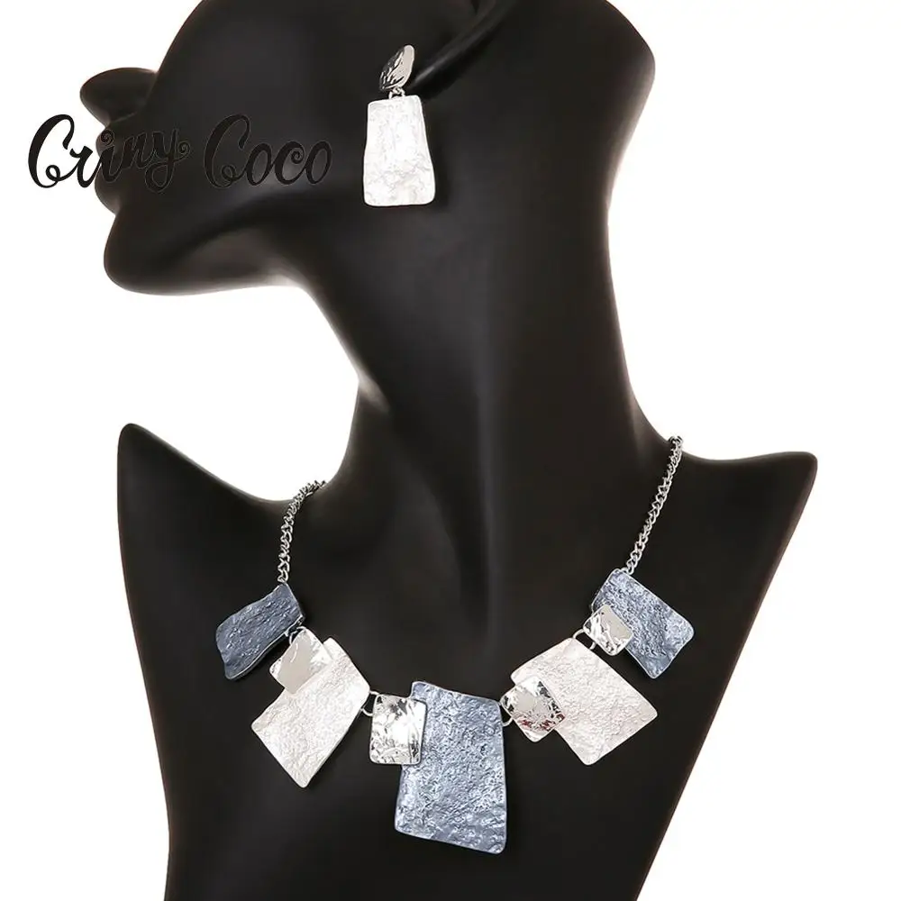 Хит продаж 2020 геометрический чокер Cring Coco ожерелья для модных девушек подарочные