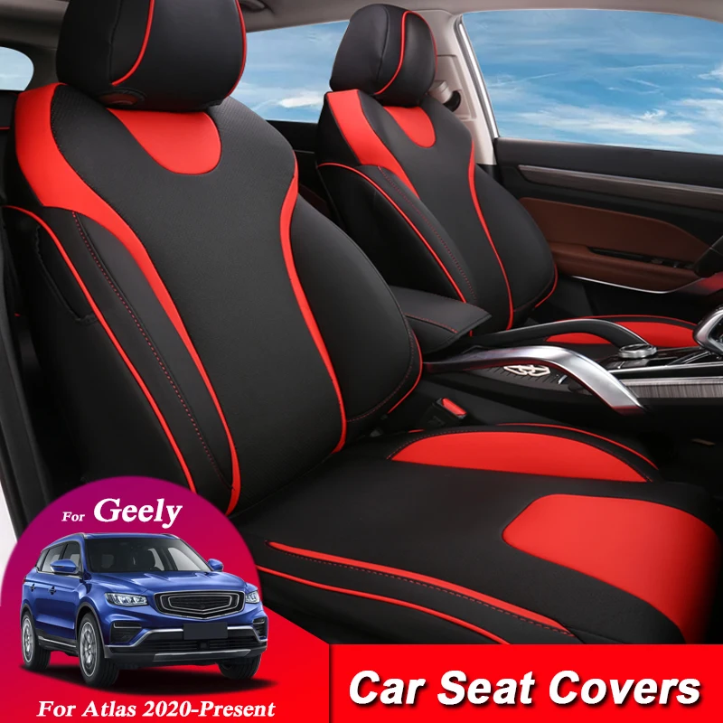 

Набор чехлов на автомобильные сиденья, кожаные чехлы для Geely Atlas 2020-в наличии, чехлы для стайлинга автомобиля, чехлы для защиты сидений, внутренние аксессуары