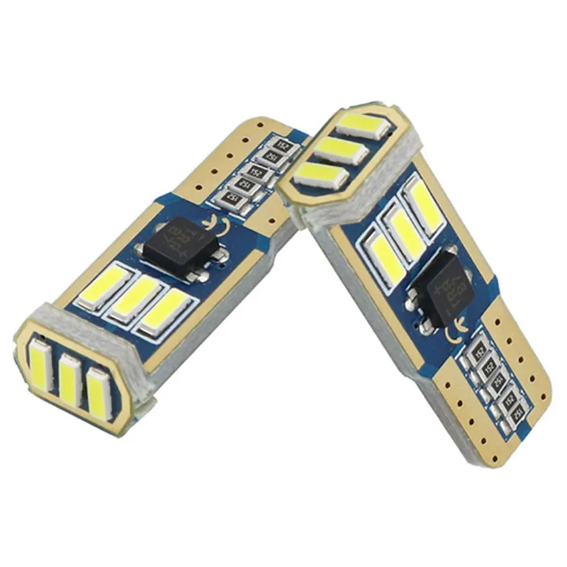 50 шт. T10 светодиодный W5W 194 168 Canbus автомобилей Чтение просвет светильник авто номерной знак Дверь лампа заднего фонаря 9SMD 4014 белый голубой лед 12V