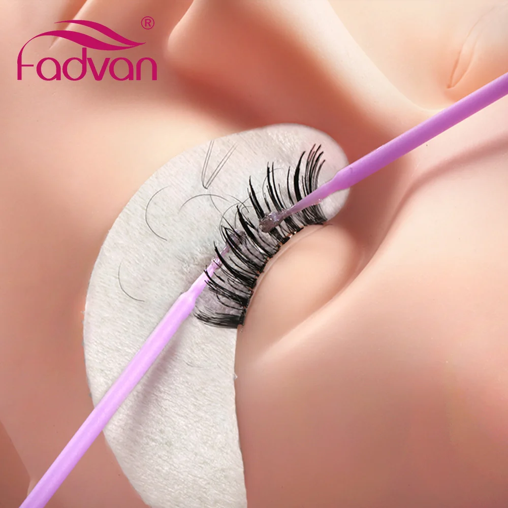 Fadvan накладки для наращивания ресниц 50/100 пар Инструменты прививки под глаз|eyelashes