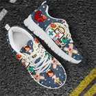 Кроссовки ELVISWORDS женские сетчатые, модная удобная обувь для ухода за здоровьем, легкие спортивные туфли для походов