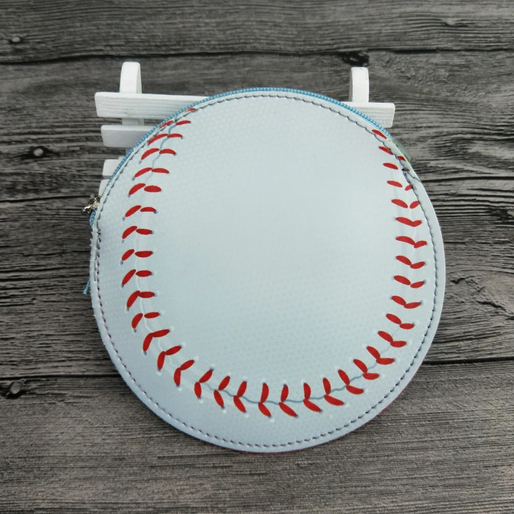 Футбольный дизайнерский Кошелек для монет искусственная кожа форма футбола