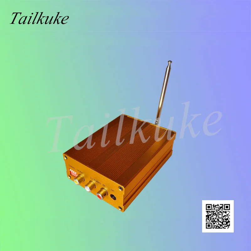 Передатчик ТВ сигнала UHF беспроводной видео AV к RF аналоговый открытый контур