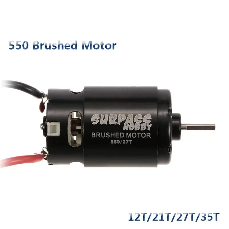 

550 12T 21T 27T 35T Brushed Motor for 1/10 RC Car HSP HPI Wltoys Off-Road L41D