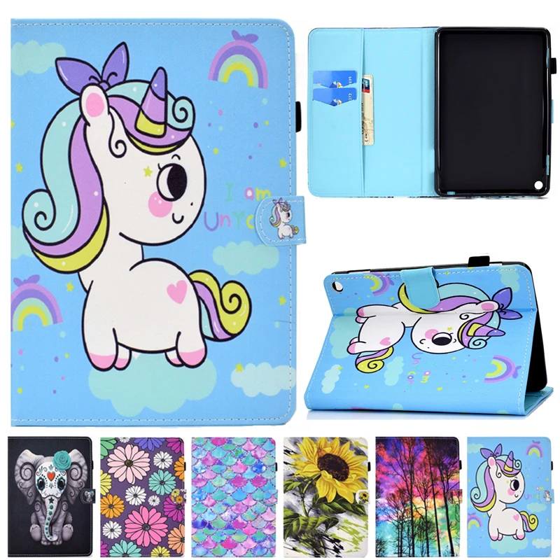 

Tablet Cover Case For Amazon Kindle Fire HD 8 Plus 2020 Cartoon Leather Coque For Amazon Fire HD8 Plus 2020 8.0 inch Cover Cases