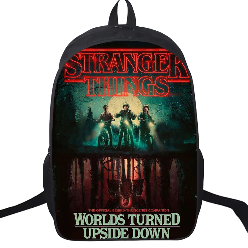 

Hot 16 Inch Stranger Things Teenagers Backpack Daily Bookbag Surprise Gift Children Boy Girl Schoolbag Travel Shoulder Bags