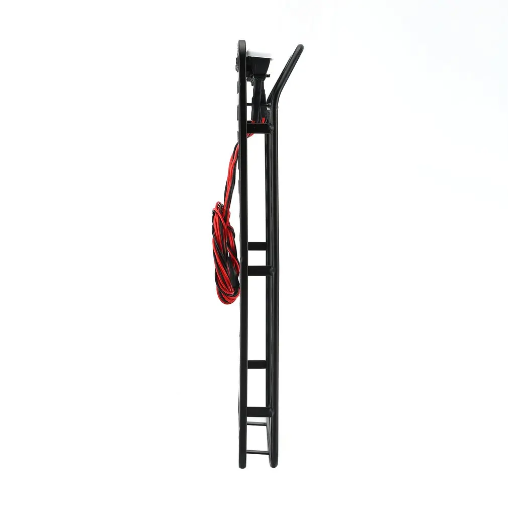 Стойка для багажа на крышу с 6 белыми светодиодными лампами 1/10 RC Гусеничный