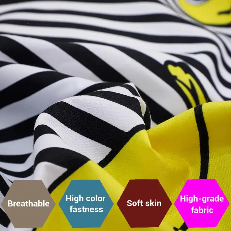 50 комплектов постельного белья с фруктами бананом авокадо клубничным узором