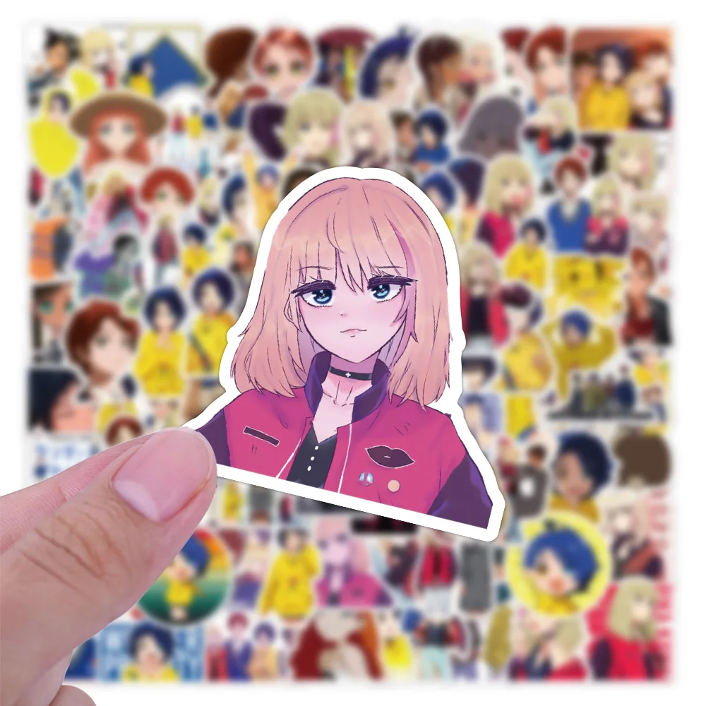 103050100pcs wonder egg priority cartoon anime stickers for laptop suitcase luggage motor bicycle car fridge guitar phone free global shipping