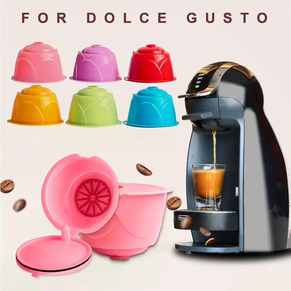 Многоразовая Капсула фильтр для кофе многоразовая Пластиковая кофемашин Dolce Gusto