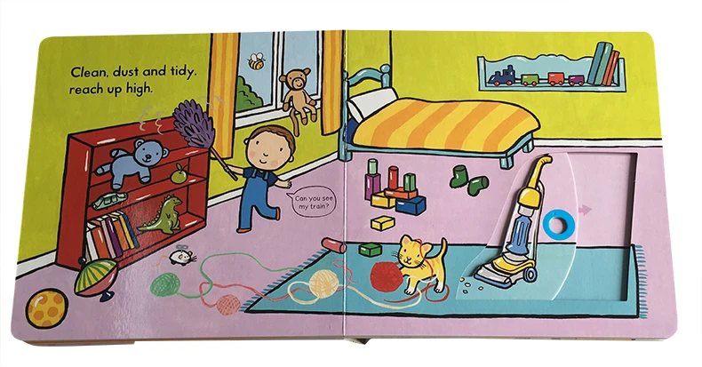 

Busy Home Board Book Early Childhood Education Books Original English Books