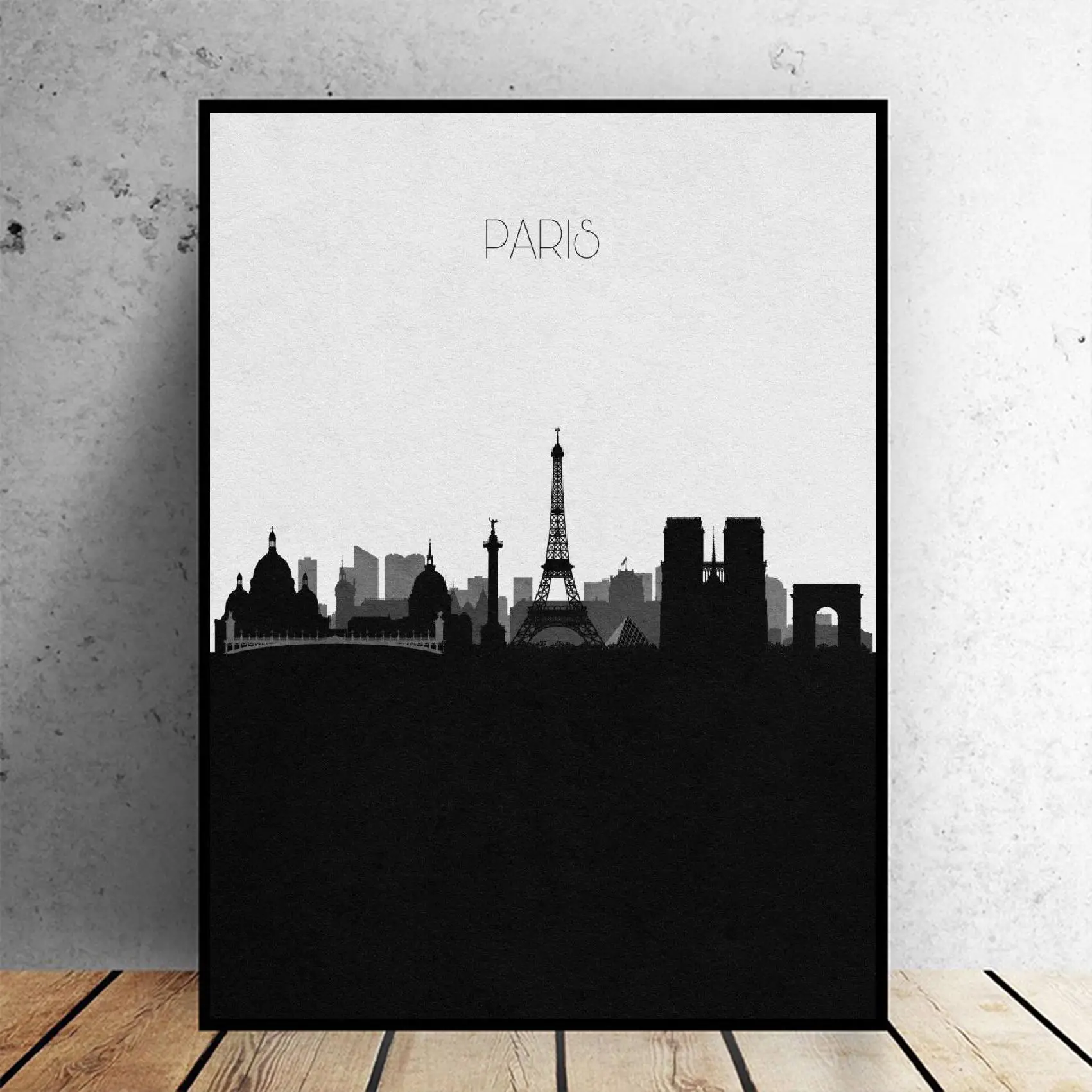 Париж Городской пейзаж картины на холсте принт современный плакат Настенная