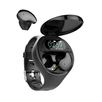 2 in 1 play music smart watch bluetooth call smartwatch connect bluetooth speaker earphone headset men smart band bracelet