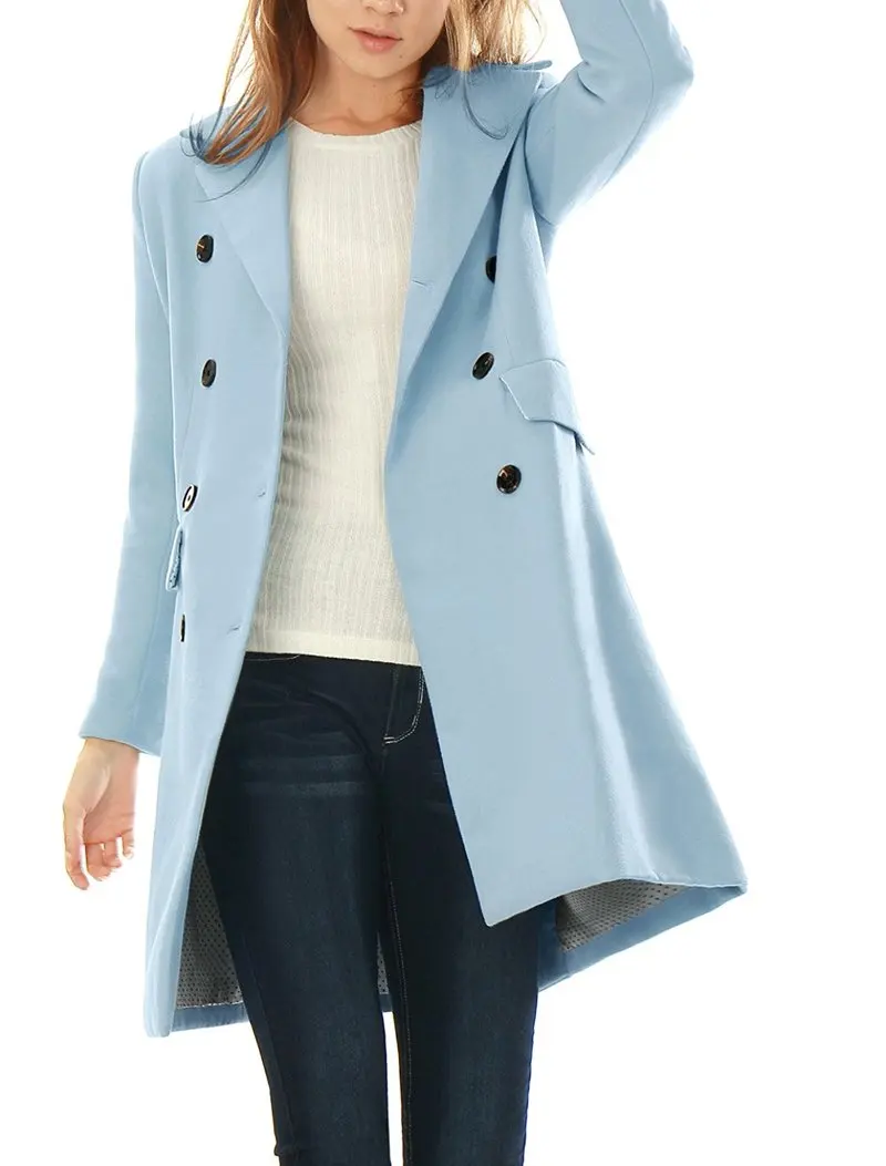 

ZOGAA Autumn and Winter Woolen Coat Female Mid-Long New Korean Temperament Women's Popular Outerwear Woolen Coat Korean Women