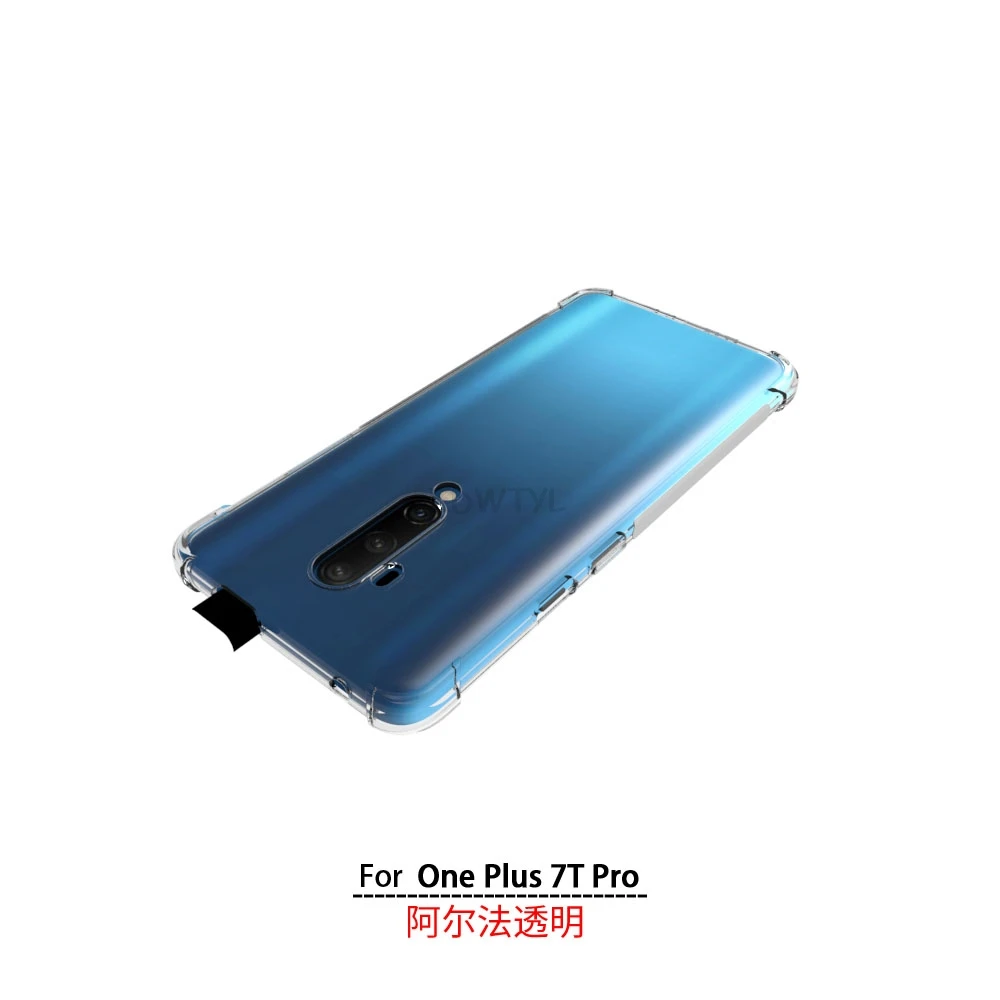 Для Oneplus 7T Pro прозрачный Oneplus 7T Мягкий противоударный чехол для Oneplus 5 5T 6T 3 3T Oneplus 7 Pro силиконовый чехол