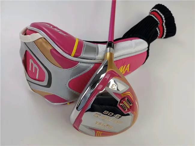 Honma S-06 деревянный набор S06 Golf Woods для женщин гольф-клубов Драйв + Fairway L-Flex