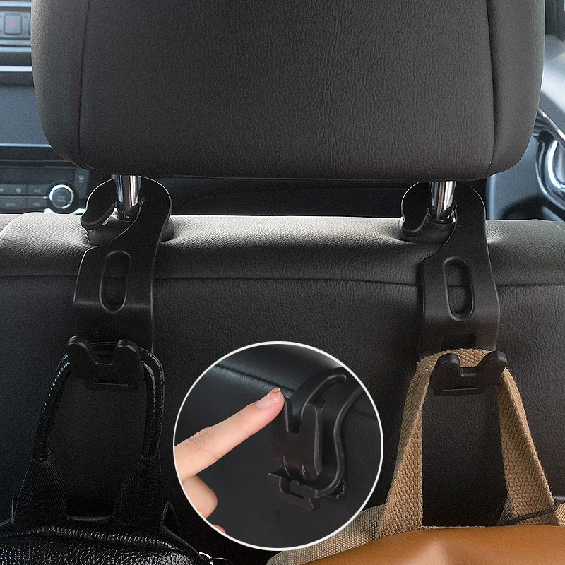 

Универсальный Крючок для подголовника сиденья автомобиля, многофункциональный складной крючок для спинки сиденья, зажим для сумок, аксесс...