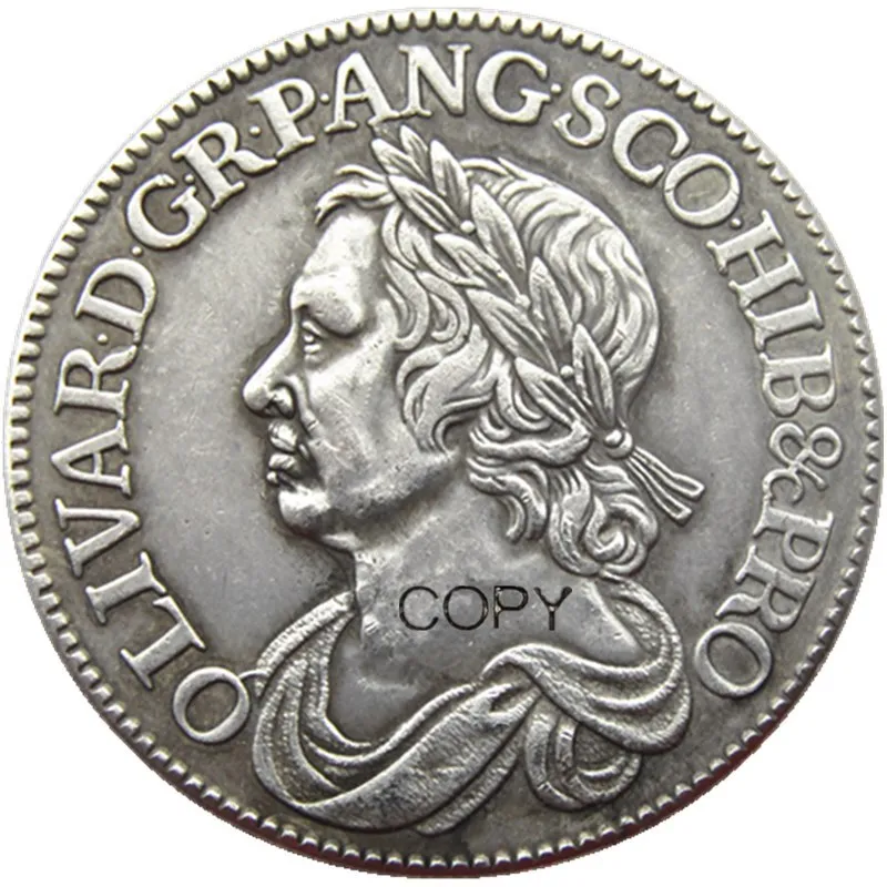 

Replica 1658 Great Britain 1/2 British Crown Silver Plated Copy Coins