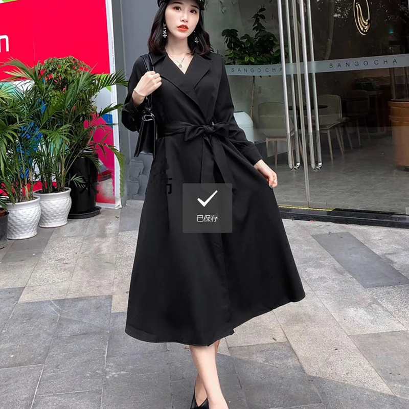 

2020 New Pure Colour Dress For Women Vestidos De Fiesta De Noche Ladies Dresses Windbreaker Robe Femme Vestido De Festa Ukraine