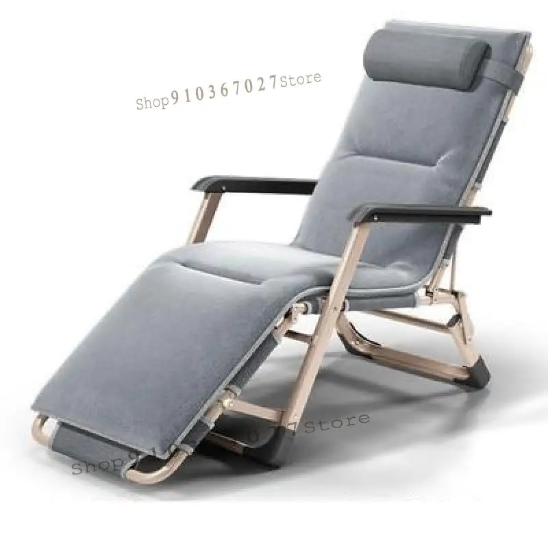 Складной шезлонг Пляжная кровать Кресло для сна офисный Многофункциональный