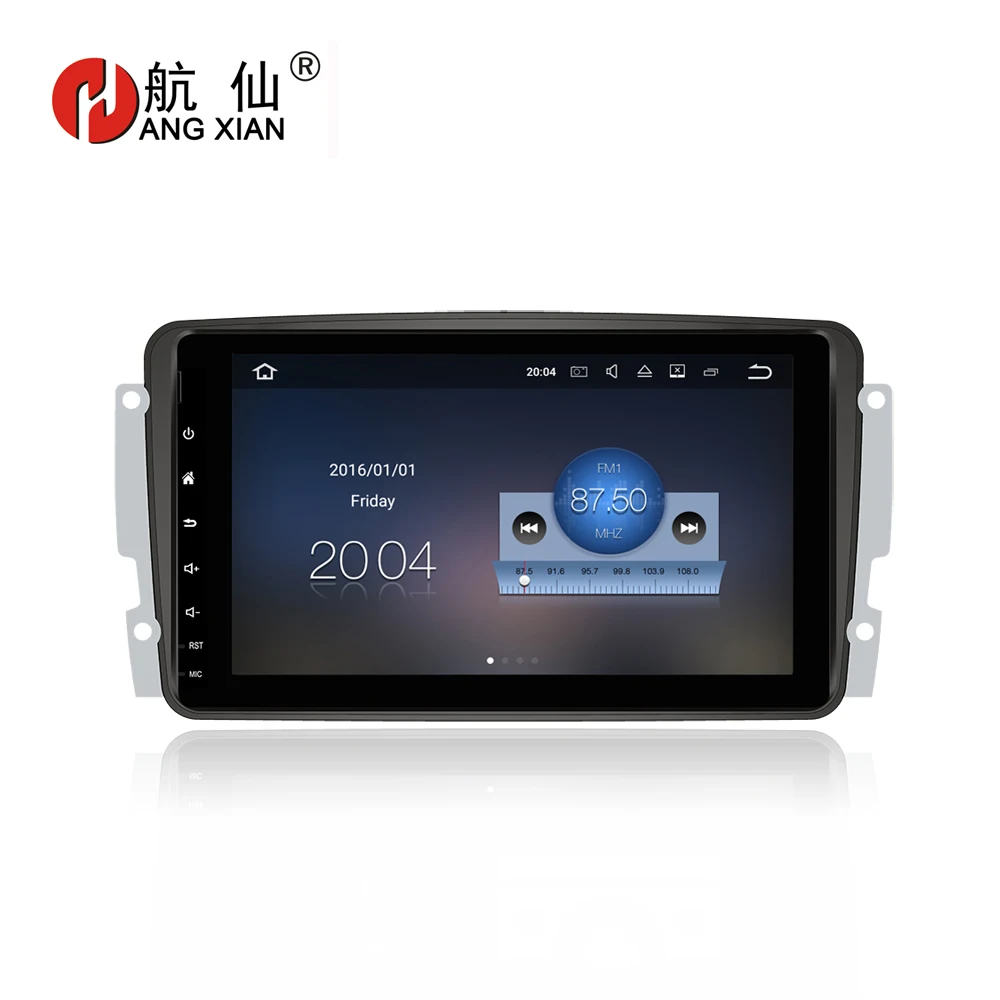 Автомобильная магнитола Bway 8 дюймов для BENZ C W203 W209 Vaneo A W168 Viano Vito Quadcore Android 7 0