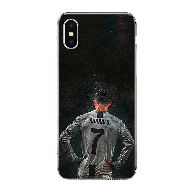 CR7 Cristiano Ronaldo чехол для телефона для iPhone 11 Pro 7 6X8 6S Plus XS MAX+ XR 5S SE 10 Ten Art TPU Coque Capa Shell