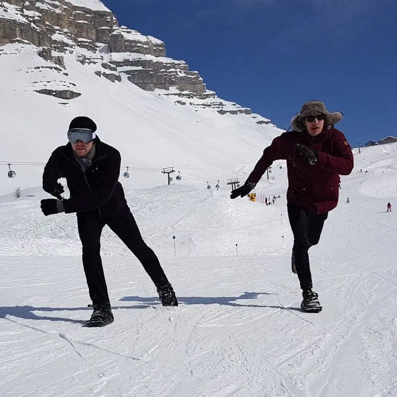 Новые мини лыжные коньки Лыжная обувь для снега Короткие скейтборды снегоступы