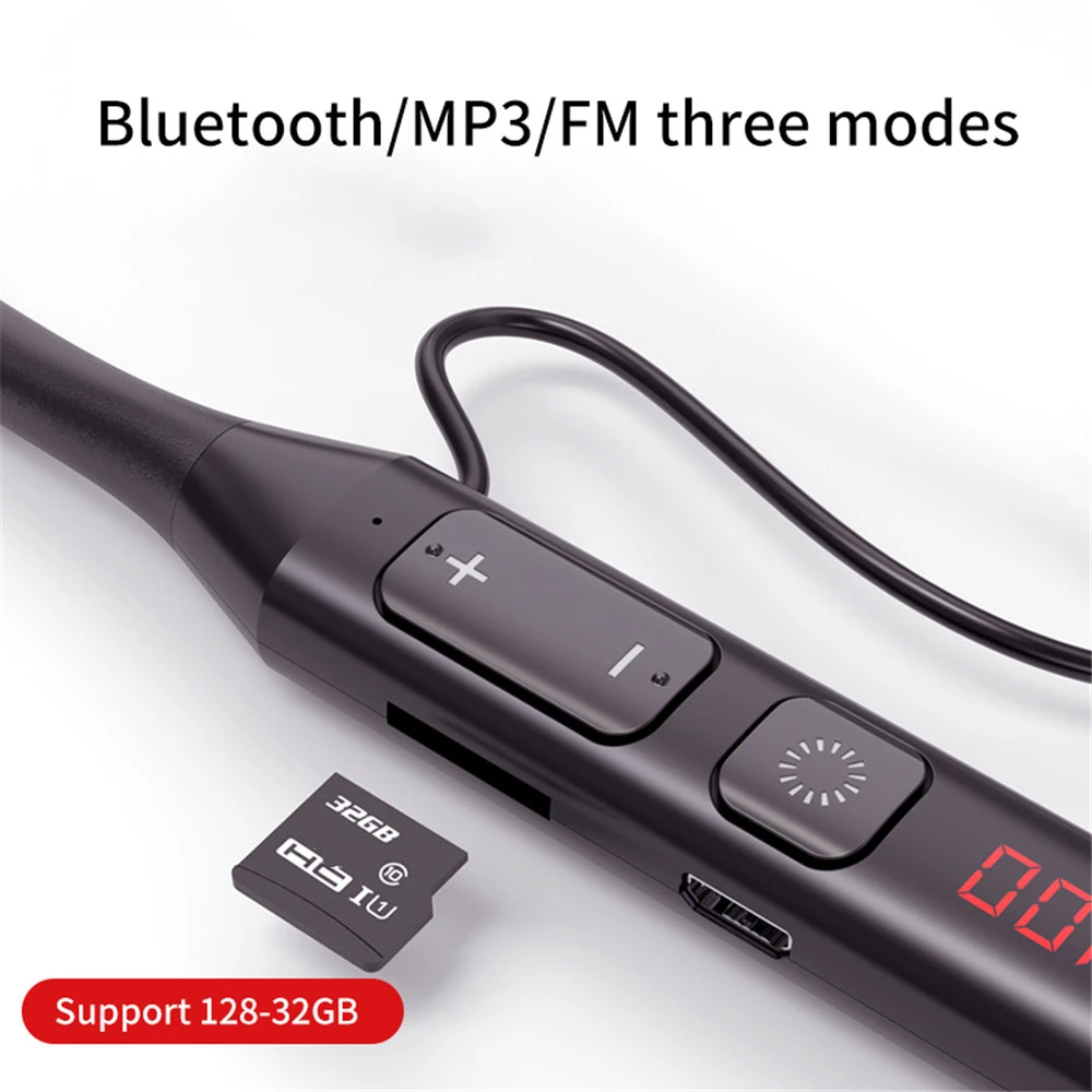 Беспроводные спортивные наушники 3 в 1 Bluetooth 5 0 шейный магнит Hi-Fi стереогарнитура с