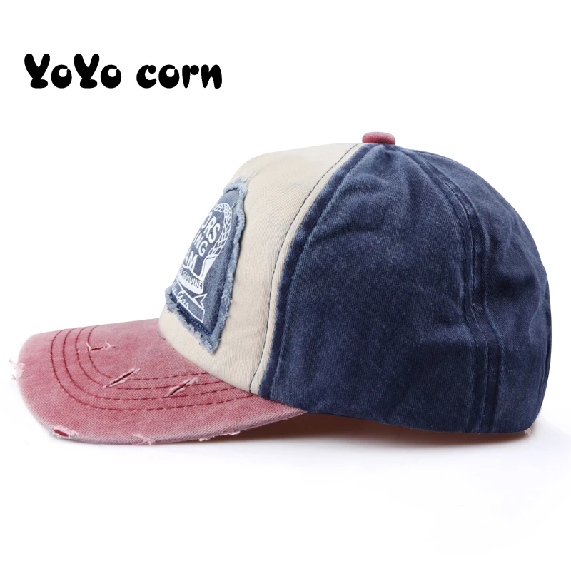 YOYOCORN, Весенняя хлопковая бейсболка, бейсболка, летняя кепка, хип-хоп облегающая Кепка, головные уборы для мужчин и женщин, разноцветные
